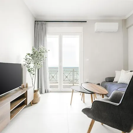 Manda Ray 1 Seafront Endless Blue Views Apartmán Peraía