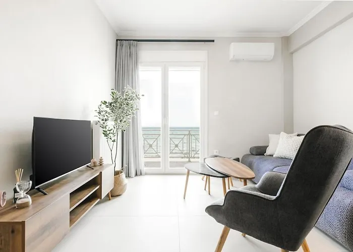 Manda Ray 1 Seafront Endless Blue Views Apartamento Peraía